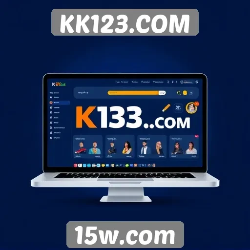 Plataforma KK123.COM se destaca pela interface intuitiva
